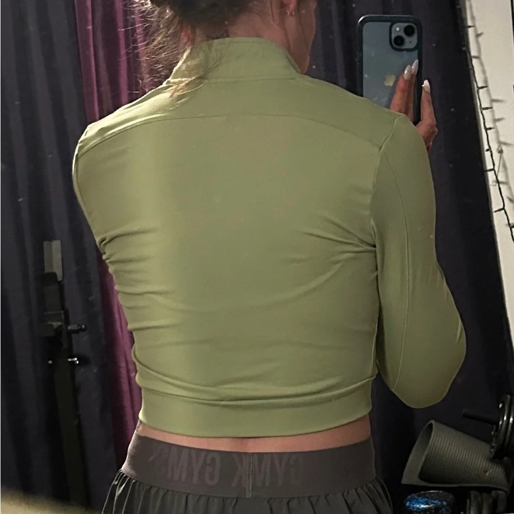 Alphalete Crop Full Zip Jacket - Picture 3 of 6